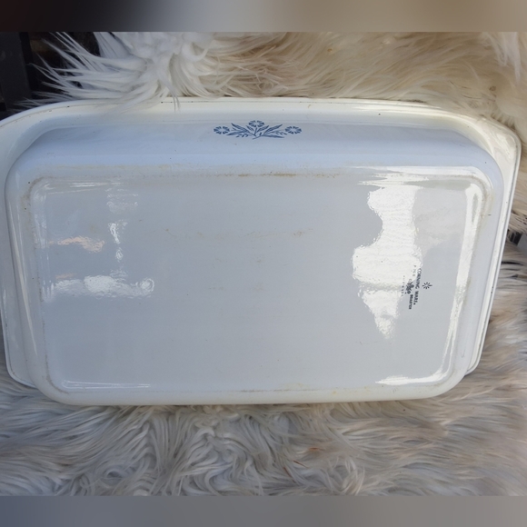 Vintage Corning Ware Rare Cornflower P-76 Rectangular Roasting/ Lasagna dish - Picture 5 of 15